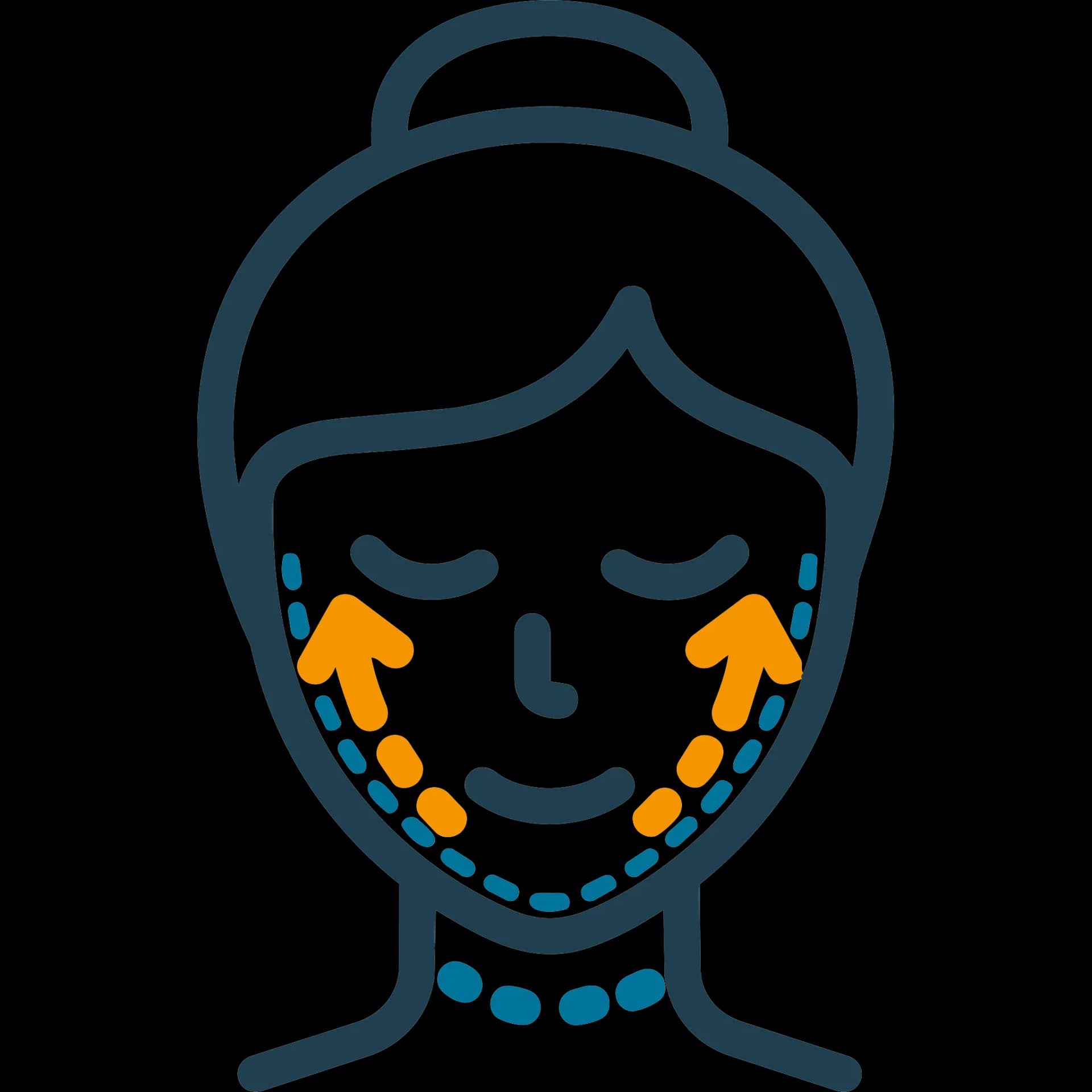 Ilustración de Lifting de cuello — Healthcare by the Sea, Puerto Vallarta
